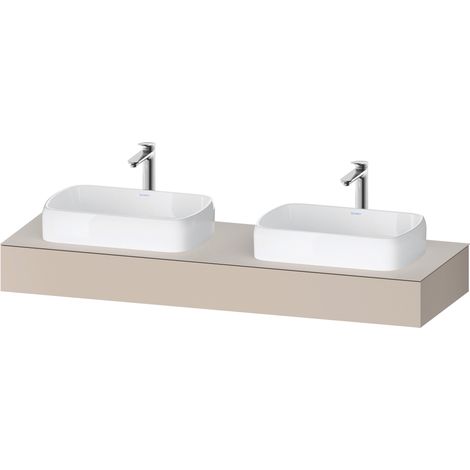 Console Duravit Collection One, 1600x550x170mm, découpe à gauche