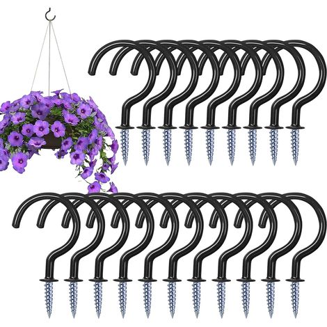 Crochet suspension plafond - pour plantes et luminaires (1/5)