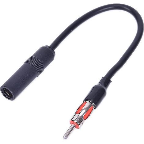 Câble adaptateur d'extension pour antenne autoradio AM/FM DIN (1/4)
