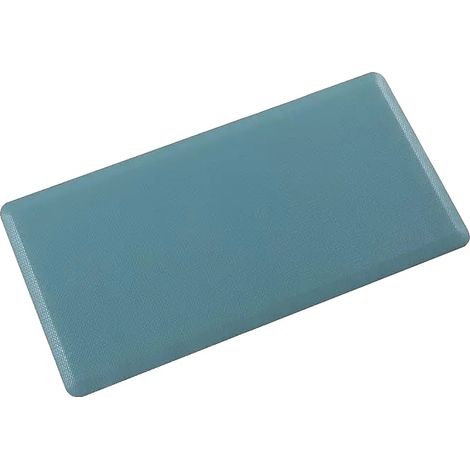 Tappetino antifatica, retro antiscivolo, superficie impermeabile, 44x99cm-b, verde acqua (1/2)