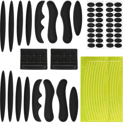 Set of 2 universal replacement foam bicycle helmet pads - Replacement bicycle helmet padding - Anti-collision lining for children's helmets, mountain bikes, motorcycles, and airsoft helmets