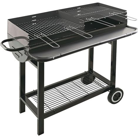 Colorado - barbecue a carbonella o legna con doppia griglia da 41x27 cm