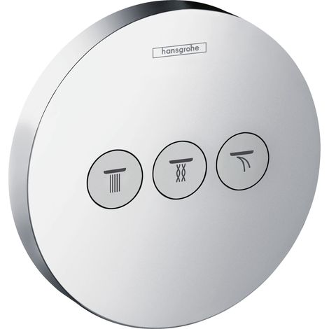 Hansgrohe ShowerSelect S Válvula empotrada 3 llaves de paso, 15745000 (1/5)