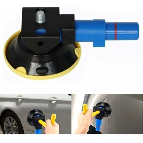 Outil de Débosselage sans Peinture, Pompe à Main à Ventouse de Montage,Outil D'arrachage de Bosses de 3 Pouces à Usage Intensif pour Carrosserie Dommages (1/4)