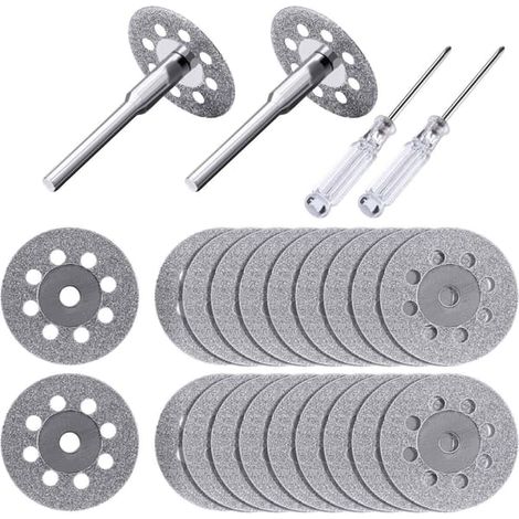 Disques de coupe diamantés 20-22 mm pour outils rotatifs Dremel (1/5)