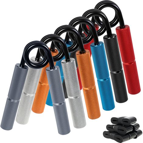 Centra Hand Grip Strengthener Set Gym Trainer Gripper Metal Non Slip 100-350LB