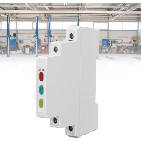 Voyant lumineux LED sur rail JD9-H3D AC/DC 230V, à utiliser comme voyant lumineux dans les circuits de télécommunications, électriques et autres. (1/5)