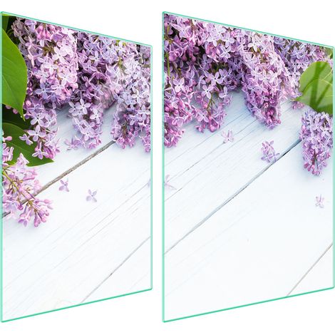 PLACA PROTECTORA DE VIDRIO PARA ESTUFA 70x52 LILA (1/5)