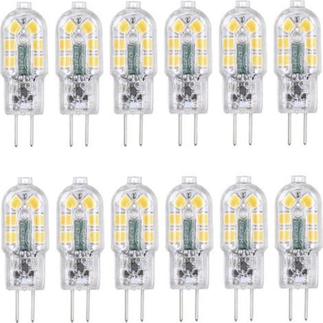 Ampoules LED Tomshine G4, lot de 12, blanc chaud (1/5)