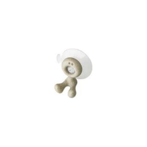 Accessorio bagno Koziol Tommy trasparente compatto plastica riciclata