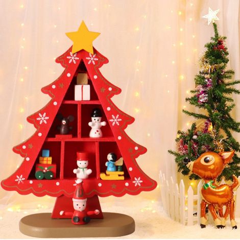 Décorations de Noël en bois à faire soi-même : idées de décorations pour une fête à thème, bricolage, bureau, accessoires de décoration, cadeaux de Noël (1/4)