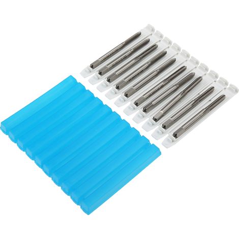 10 tarauds M3.5x0.6 pas de vis, acier rapide haute dureté, cannelure droite, pour filetage manuel, outils pratiques