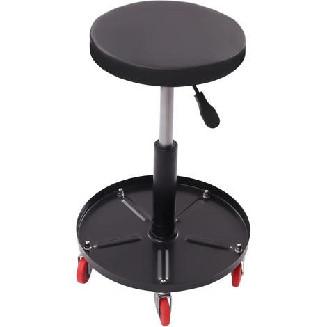 Asiento de taller, silla giratoria, taburete de taller, silla de taller, para interior, varios trabajos de reparación de coches, mantenimiento, tiendas, oficinas