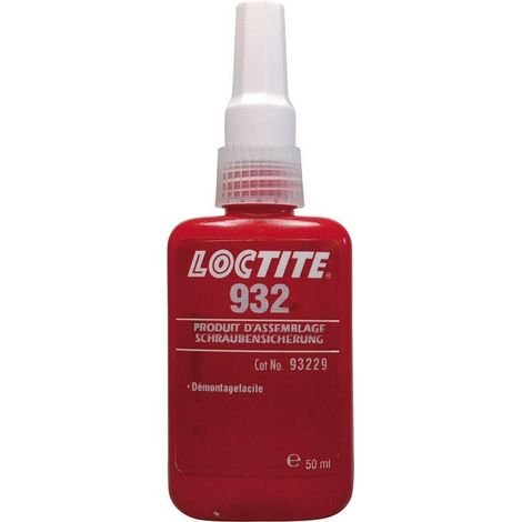 Loctiter Fijador de roscas 932 transparente 50 ml
