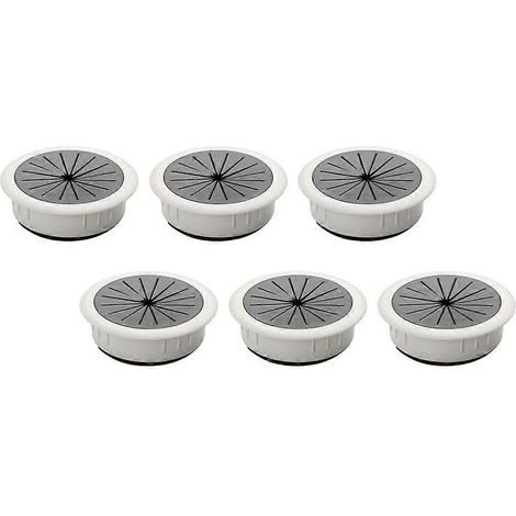 Lot de 6 cache-câbles pour bureau d'ordinateur (1/5)