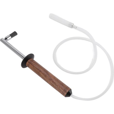 Brosse de nettoyage pour machine à café, résistante aux hautes températures, manche en bois remplaçable, outil de nettoyage vapeur pour machine à café (1/5)