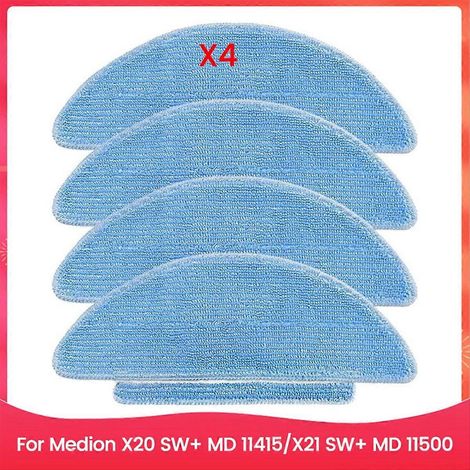 Chiffon de lavage patins pour X20 SW+ 11415, X21 SW+ 11500 pièces de rechange pour aspirateur (1/5)
