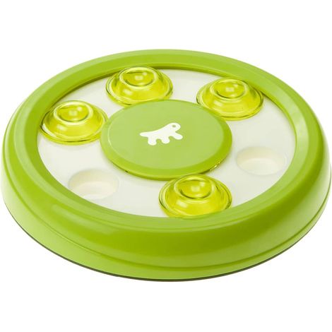 Ferplast DISCOVER Jouet interactif pour chats avec trous à croquettes.. Variante DISCOVER - Misure: Ø 23 x 4.2 cm - (1/5)