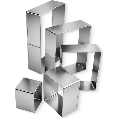 5 Pcs Rectangular Cookie Cutter for Kitchen (1/5)