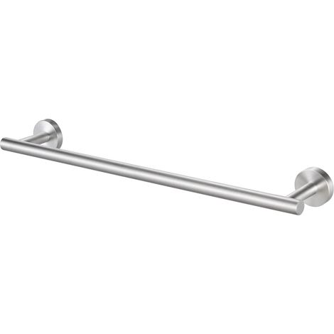 Porte-Serviettes Salle de Bain Barre Porte Serviette Acier INOX SUS304 Murale 50 CM Brossé