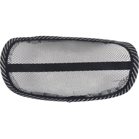 Coussin d'appui-tête auto en maille néoprène et soie glacée, ventilé, accessoire d'intérieur pour voiture (1/5)
