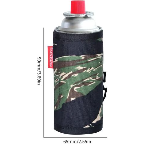 Housse de protection pour bidon d'essence de camping, manchon tactique pour bouteille de carburant, housse de protection antichute pour bidon d'essence de camping, réchauds portables (1/5)