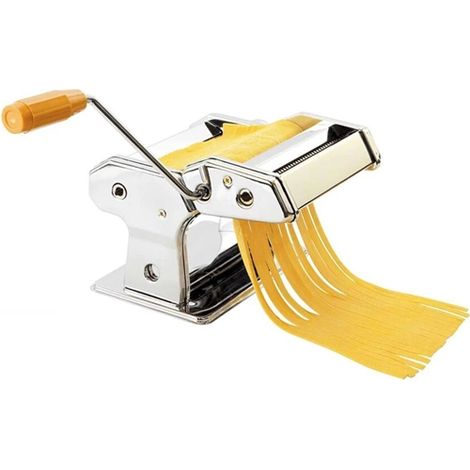 Macchina Per Pasta Fresca Stende E Taglia Manuale In Acciaio Inox Cucina Sana (1/3)