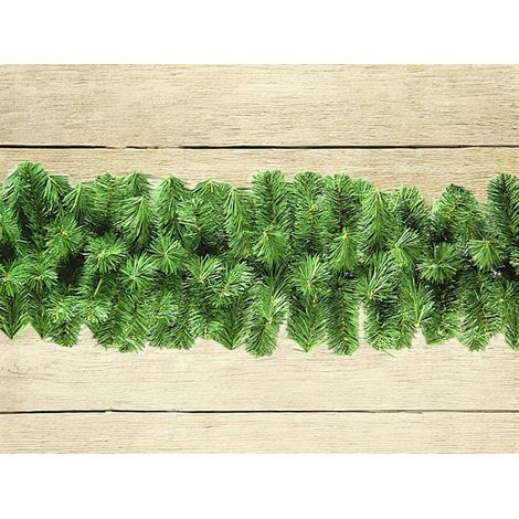 Decoración de Navidad Dhadwi, Adorno navideño, Ornamento de Navidad, Decoración festiva, Made in Italy, 275x28 h28 cm, Verde