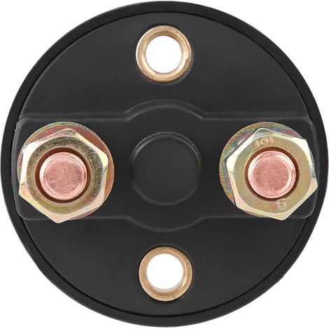 Interruptor de desconexión de batería, interruptor principal de corte de batería, con llaves anticorrosión para coche, ATV, barco (1/5)