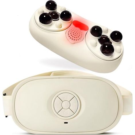 Bauchmassagegerät – Wärmemassage – Entspannung und Verdauung – Tragbar und kabellos – 27 x 15 x 11 cm