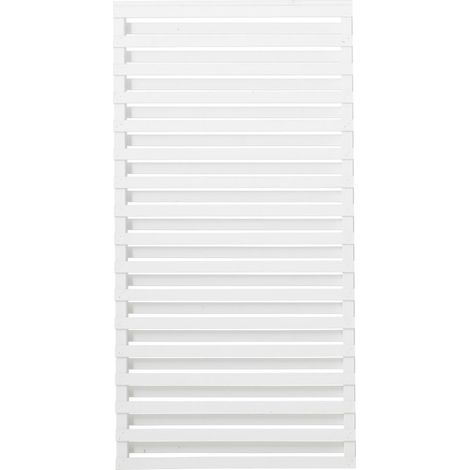 Plus Zaun Osaka 90 x 180 cm RAL 9010 Weiß