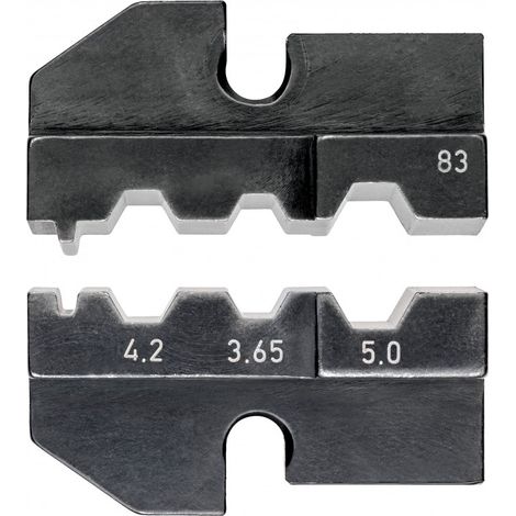 Matrices de sertissage, pour système de pinces de sertissage KNIPEX réf. : 97 43 XX Knipex