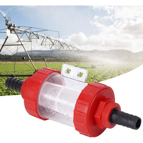Filtre de Pompe Eau, Filtre Transparent de Filtre en Ligne agricole de Pompe Eau d'coulement lev pour la Pompe Eau de Jardinage(1in) (1/5)