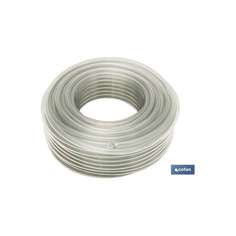 Tuyau PVC cristal monocouche 4x6mm/100m (1/5)