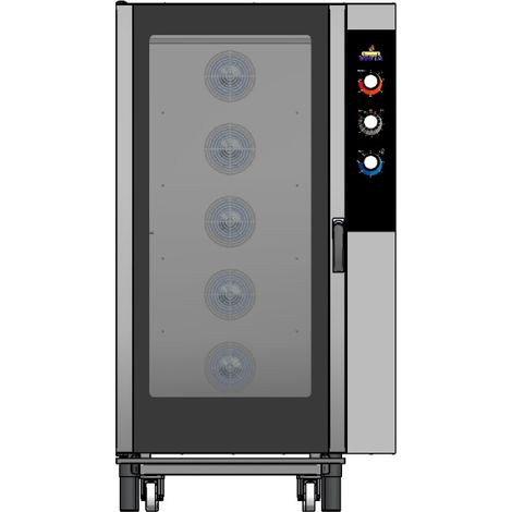 Four Professionnel Electrique à Convection Vapeur 16 Niveaux 600 x 400 - Vesta
