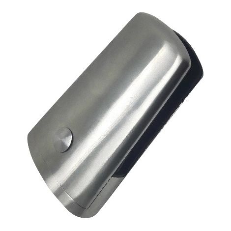 [QUALITE FRANCAISE] - Pince à verre 12.76 fixation sol - Hauteur 175mm - Inox 316