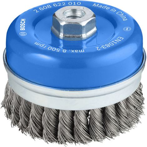 Bosch Brushing PRO Metal heavy Cup Brush 100 x 0.5 mm Thread 2608622010