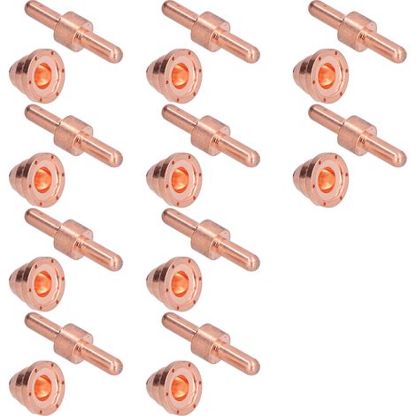 Kit de 10 consommables pour torche plasma ZHONGHUAN 50 TH50 : embouts d’électrodes et buse. (1/5)