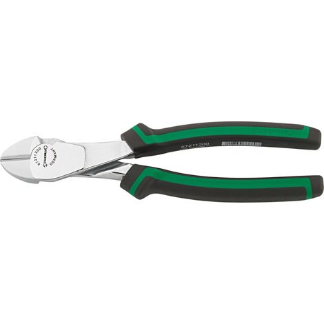 Stahlwille Kraft-Seitenschneider L.200mm Kopf verchromt Griffe 2-Komponenten-Griffe (1/2)