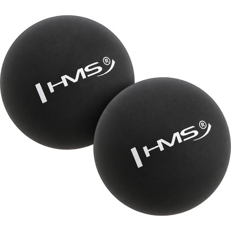 Black Massage Ball, Single - HMS, 2-Pack (1/2)