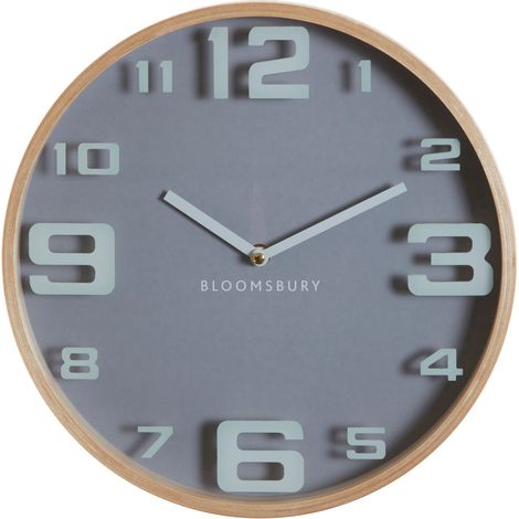 Interiors by Premier Contemporary Large Digits Wall Clock, Easy To Maintain Kitchen Clock, Lightweight Wall Clock For Indoor (1/5)