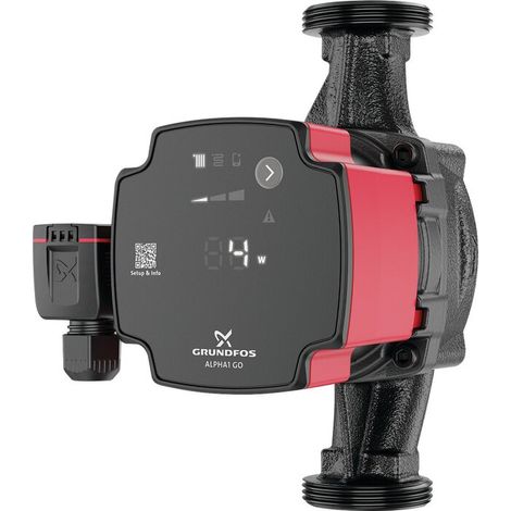 Circulateur ALPHA1 GO 25-40 - GRUNDFOS - Entraxe 180 mm - 1'1/2 (1/2)