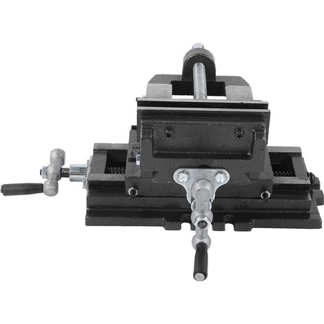 Kreuzschlitten-Schraubstock, hochpräzise Tischbohrmaschine, Flachzange, Werkzeuge 5 Zoll (1/5)
