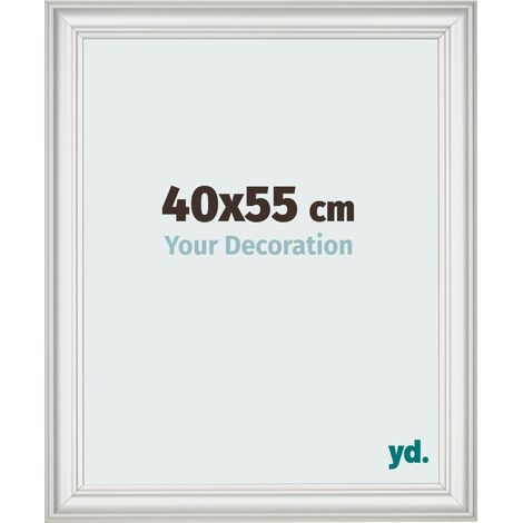 yd. - Cadre photo 40x55 - Blanc Patine - MDF - Lazio (1/5)