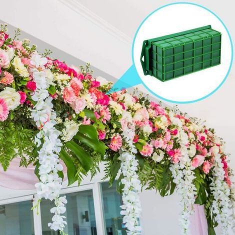 Briques de mousse florales Blocs de boue en mousse verte pour fleurs artificielles Plantes Arrangement sé FLEUR-PLANTE ARTIFICIELLE (1/2)