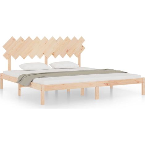 Maison Exclusive - Massivholzbett 200x200 cm