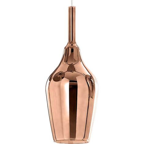 Ofelia S/12 Mini Suspension En Verre Borosilicate Cuivre Miroir Avec Connexion G9 Et Câble De 3 Mètres Pour Intérieur - Gealuce (1/3)