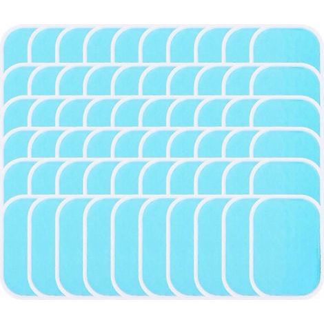 Replacement pads for 60 EMS gel electrodes - Absorbent gel pad for use on the abdomen with electrode gel (1/5)