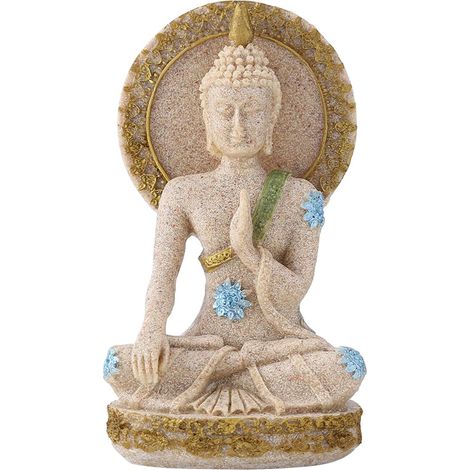 Nazalus-Sale Exquisite Sandstein-Statuen, Fengshui-Sandstein-Buddha-Statue, Zuhause, Hotel, Dekoration, Ornament, Geschenk für Inneneinrichtung, Buddha-Statue, für Zuhause für Geschäft