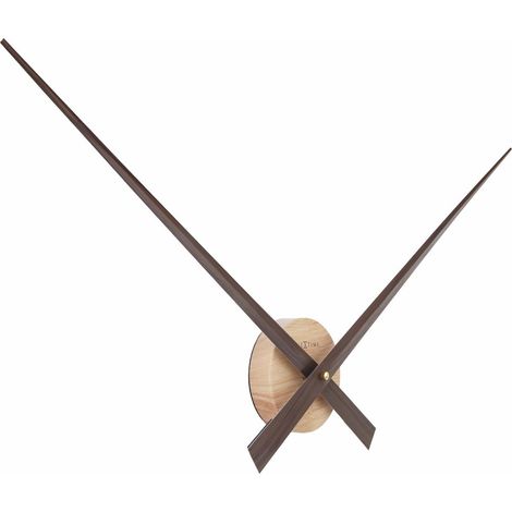 Grande Horloge Murale Aiguilles Géantes 85 cm en Aluminium Design Minimaliste - PANGIVO